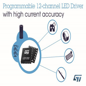 Led 1202 ST, 12채널 LED 드라이버 LED1202 출시